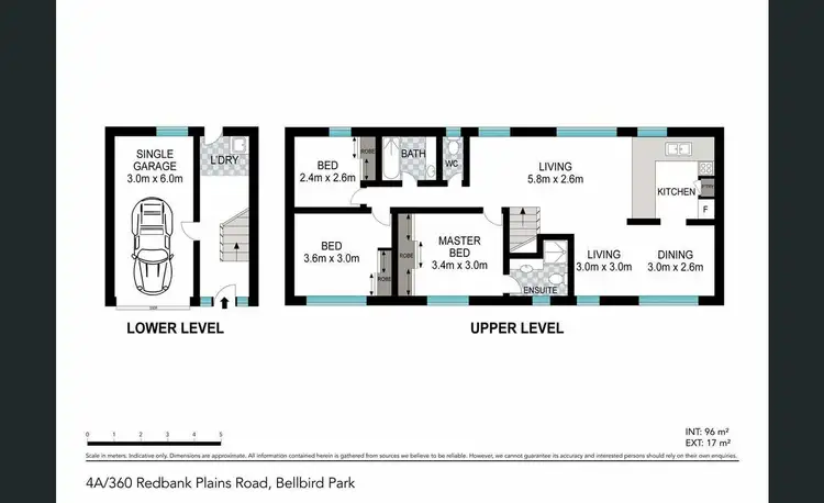 Floorplan of Homely townhouse listing, Unit 4A/360 Redbank Plains Rd, Bellbird Park QLD 4300