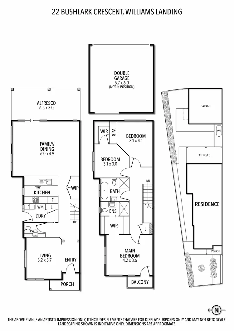 Floorplan of Homely house listing, 22 Bushlark Crescent, Williams Landing VIC 3027