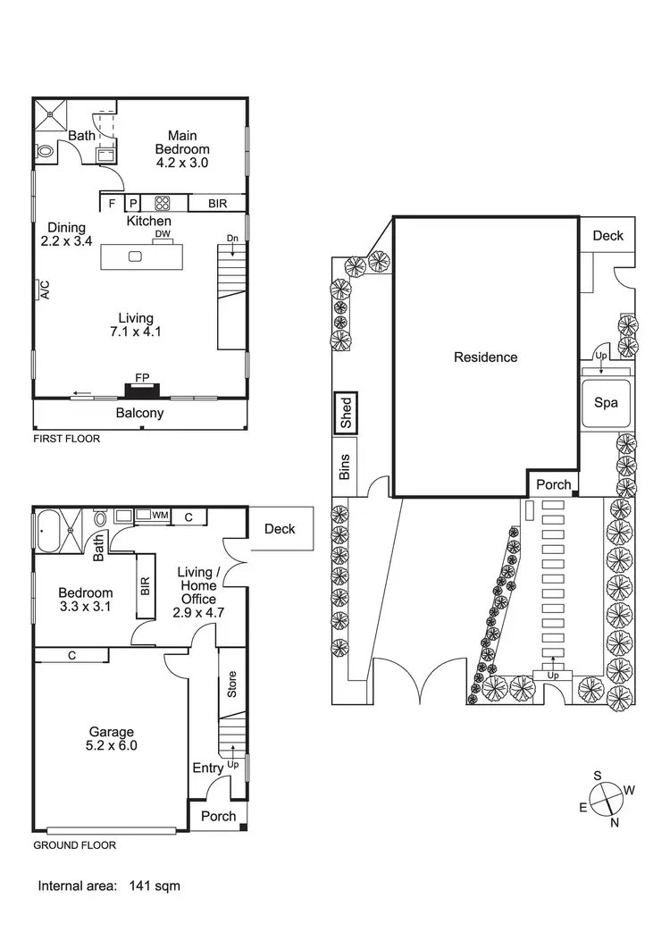 Floorplan of Homely house listing, 158 North Rd, Brighton VIC 3186
