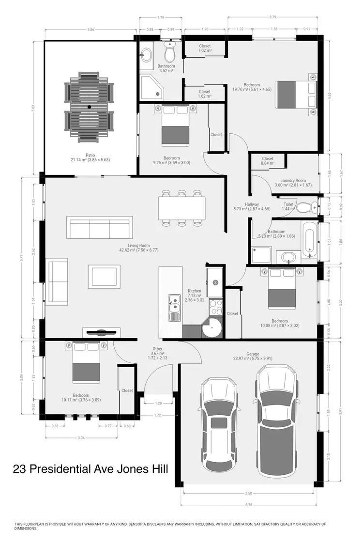 Floorplan of Homely house listing, 23 Presidential Ave, Jones Hill QLD 4570