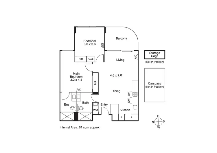 Floorplan of Homely apartment listing, Unit 701/17 Taylor St, Moorabbin VIC 3189