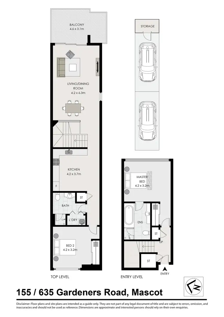 Floorplan of Homely apartment listing, 155/635 Gardeners Rd, Mascot NSW 2020