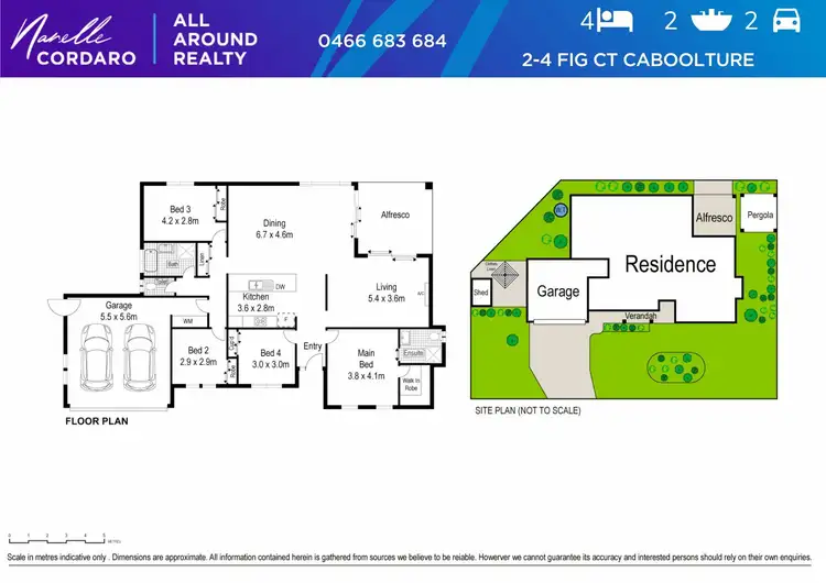 Floorplan of Homely house listing, 2-4 Fig Ct, Upper Caboolture QLD 4510