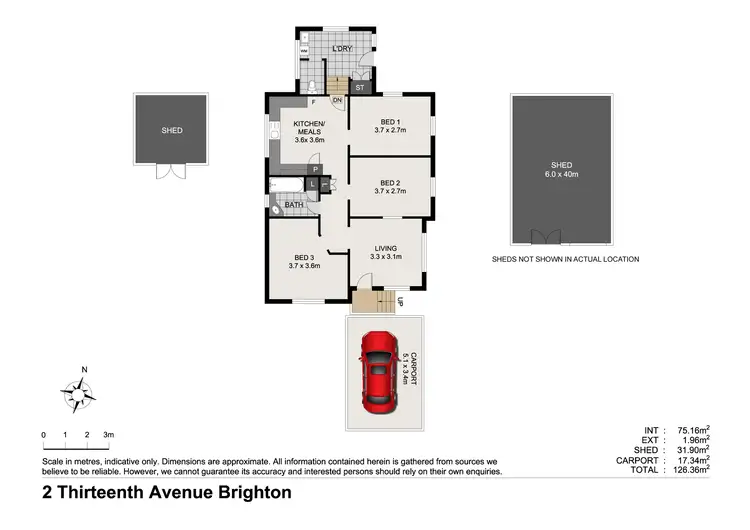 Floorplan of Homely house listing, 2 Thirteenth Ave, Brighton QLD 4017