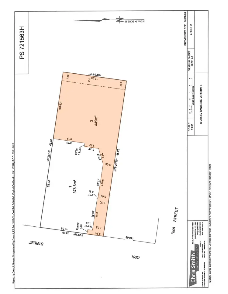 Floorplan of Homely townhouse listing, Unit 2/23 Orr St, Shepparton VIC 3630