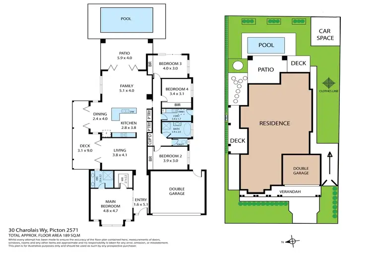 Floorplan of Homely house listing, 30 Charolais Way, Picton NSW 2571