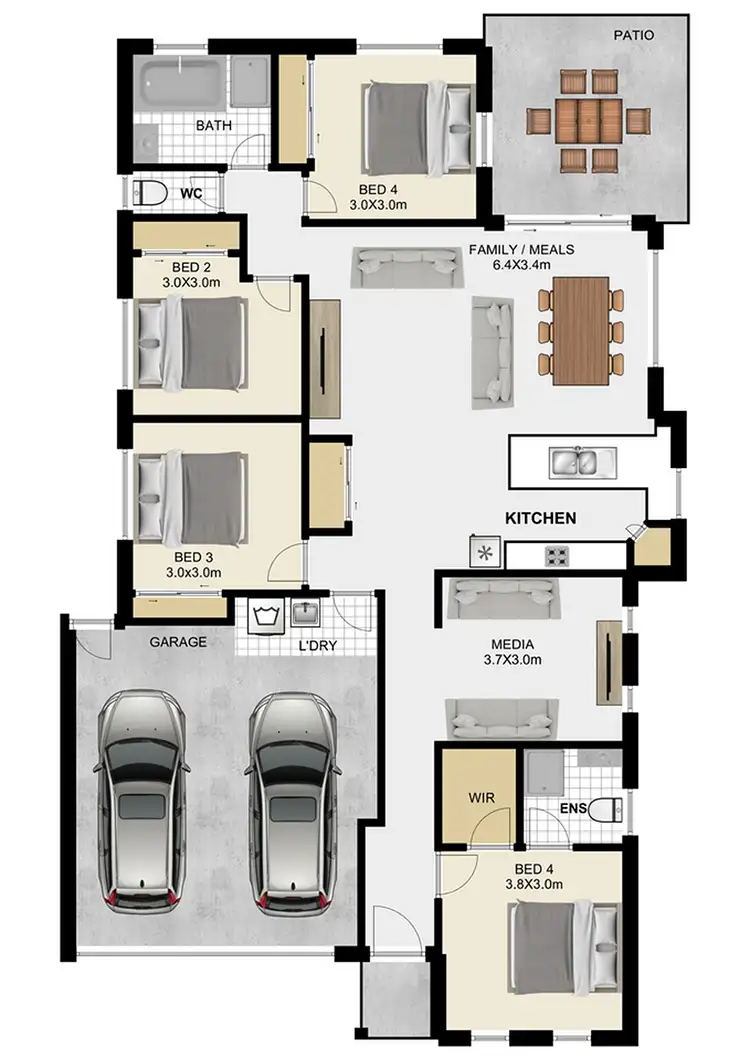 Floorplan of Homely house listing, 37 Hammersmith Cres, Doolandella QLD 4077