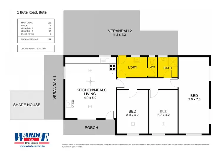 Floorplan of Homely house listing, 1 Bute Rd, Bute SA 5560