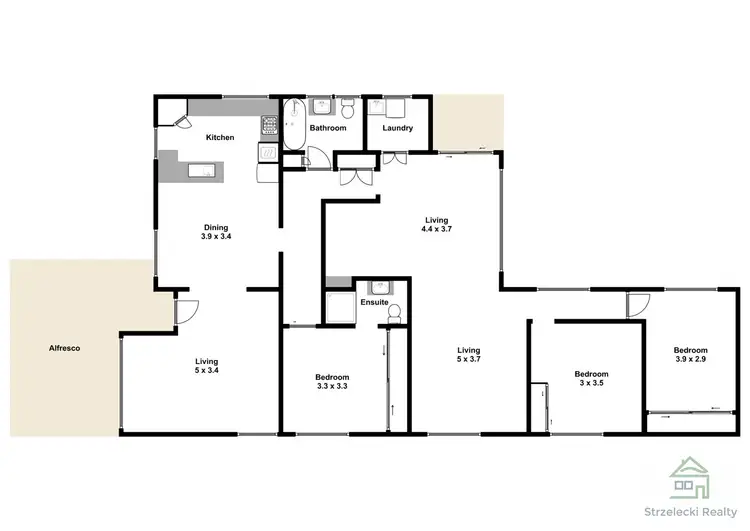 Floorplan of Homely house listing, 41 Truscott Rd, Moe VIC 3825