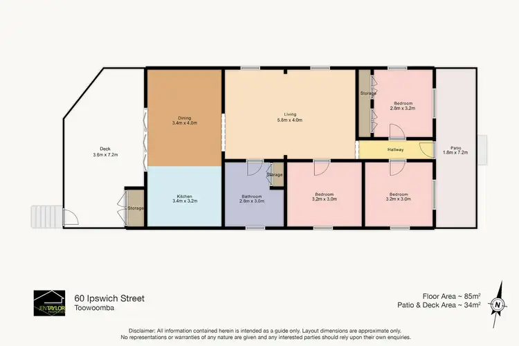 Floorplan of Homely house listing, 60 Ipswich St, East Toowoomba QLD 4350
