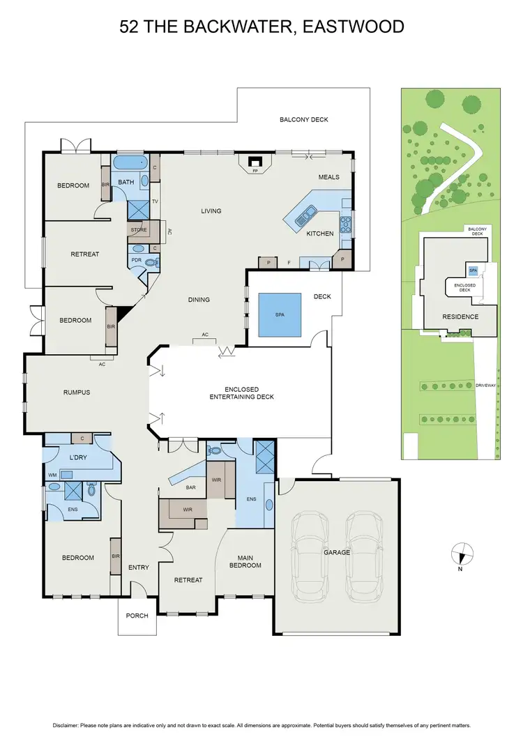 Floorplan of Homely house listing, 52 The Backwater, Eastwood VIC 3875