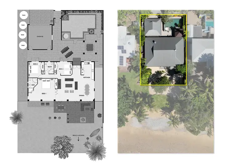 Floorplan of Homely house listing, 9 Oak St, Oak Beach Via, Port Douglas QLD 4877
