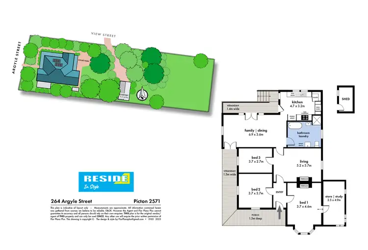 Floorplan of Homely house listing, 264 Argyle St, Picton NSW 2571