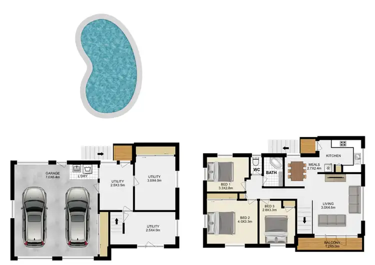 Floorplan of Homely house listing, 23 Jindivick St, Jindalee QLD 4074