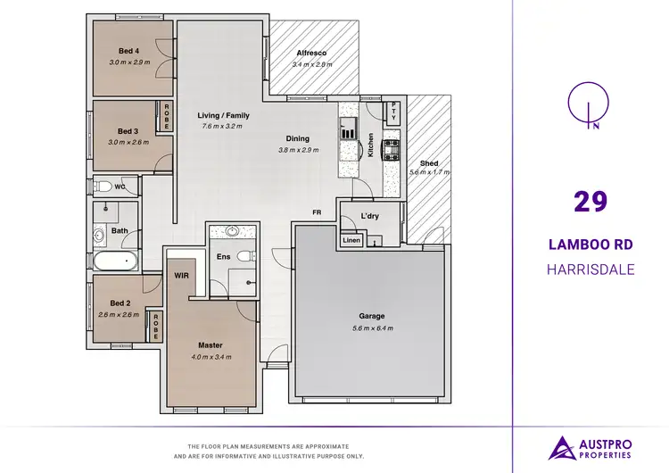Floorplan of Homely house listing, 29 Lamboo Road, Harrisdale WA 6112