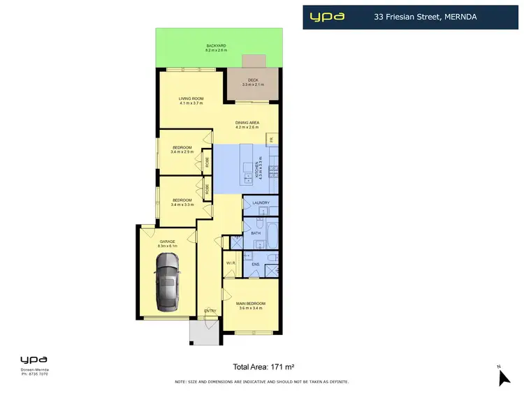 Floorplan of Homely house listing, 33 Friesian St, Mernda VIC 3754