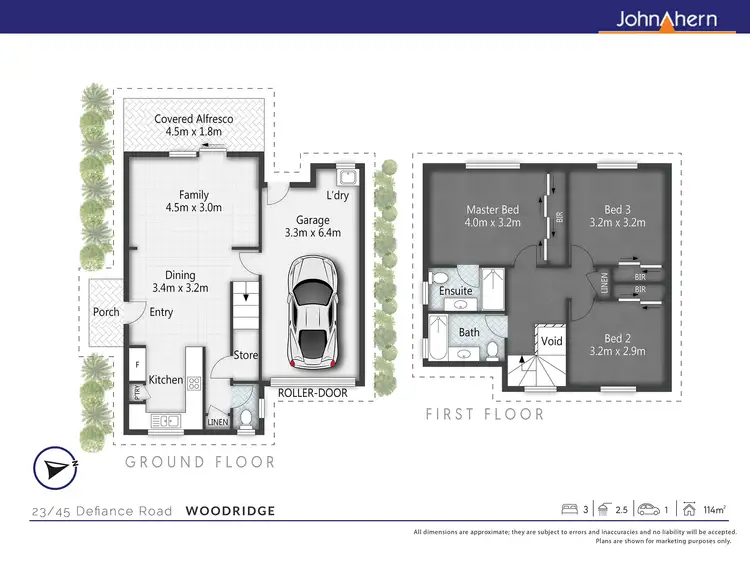 Floorplan of Homely townhouse listing, Unit 23/45-47 Defiance Rd, Woodridge QLD 4114