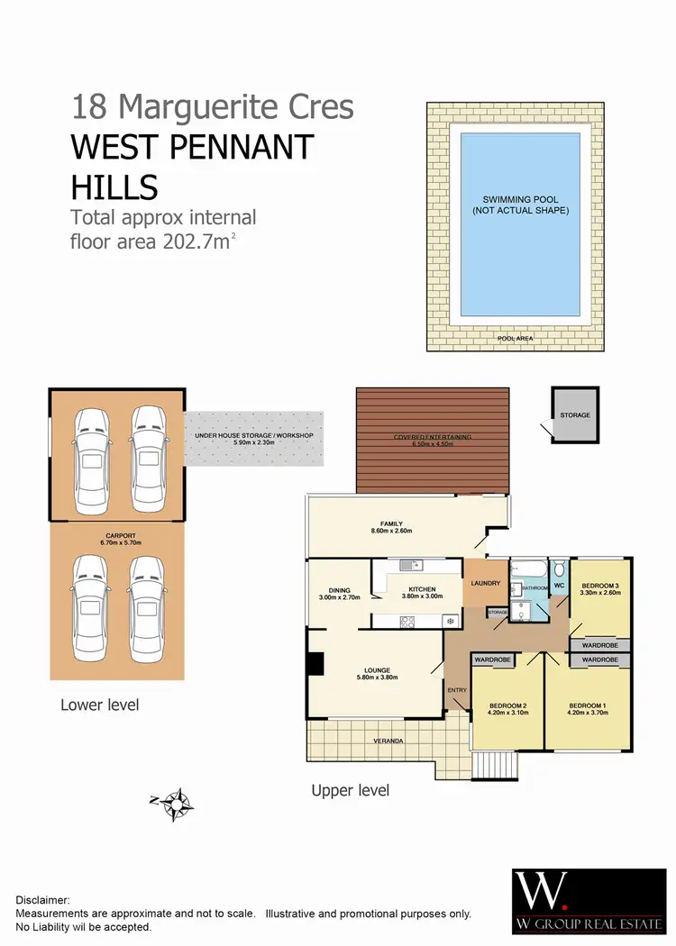 Floorplan of Homely house listing, 18 Marguerite Crescent, West Pennant Hills NSW 2125