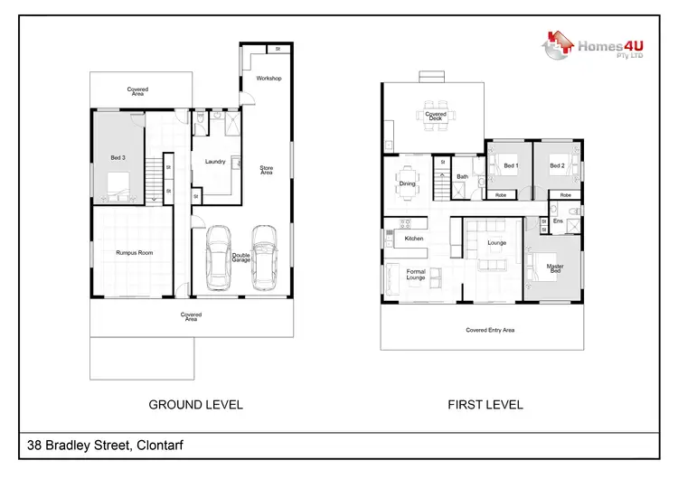 Floorplan of Homely house listing, 38 Bradley Rd, Clontarf QLD 4019