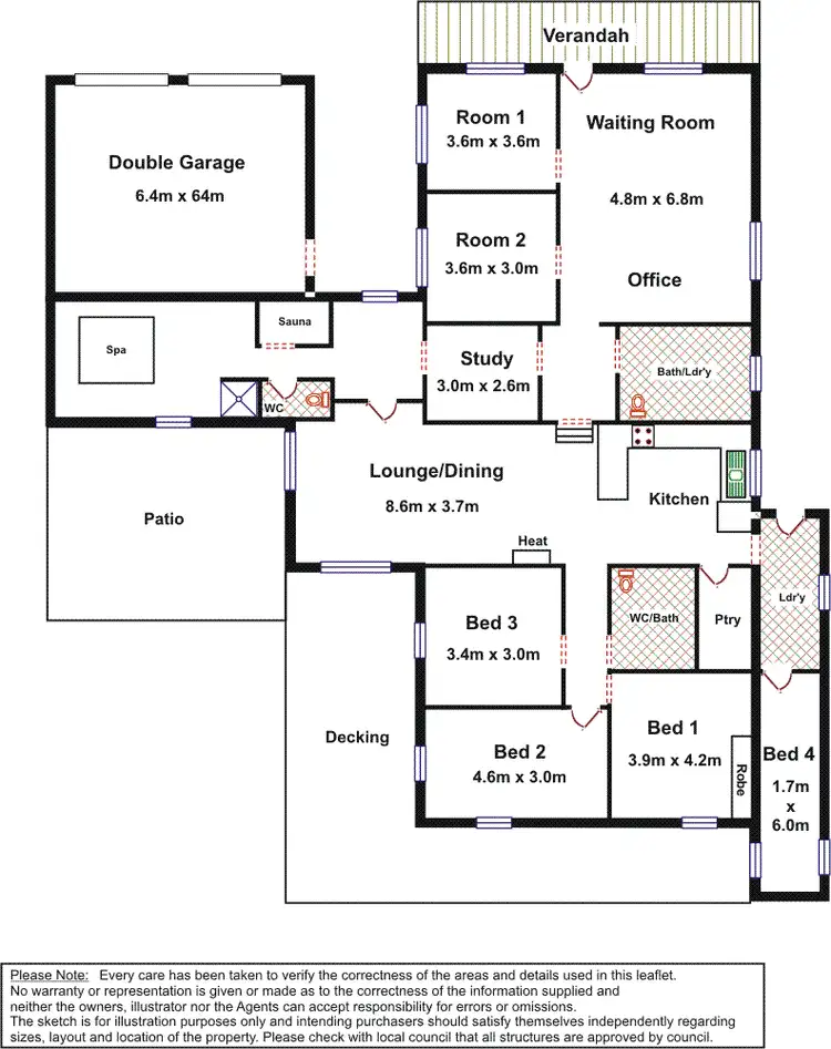 Floorplan of Homely house listing, Address available on request