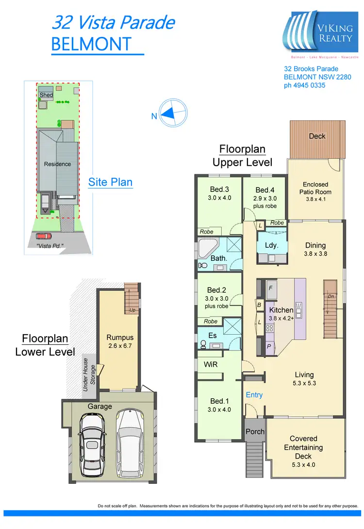 Floorplan of Homely house listing, 32 Vista Parade, Belmont NSW 2280