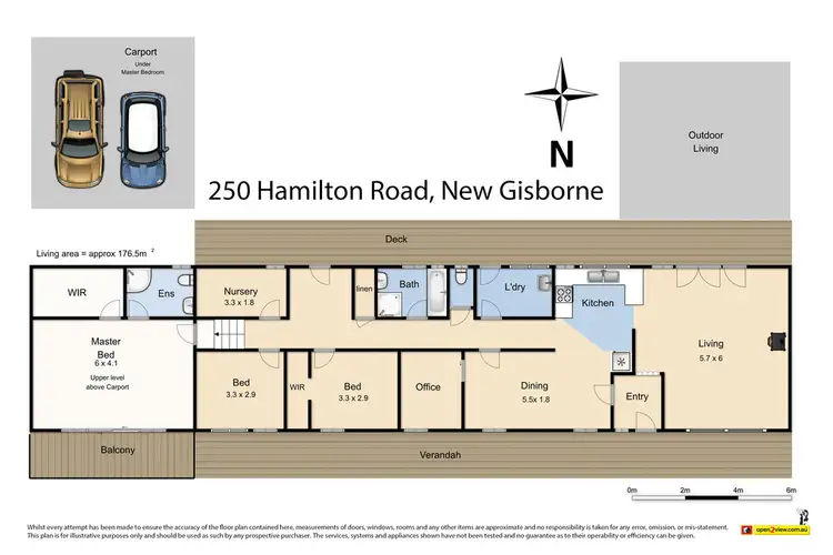 Floorplan of Homely house listing, 250 Hamilton Road, New Gisborne VIC 3438