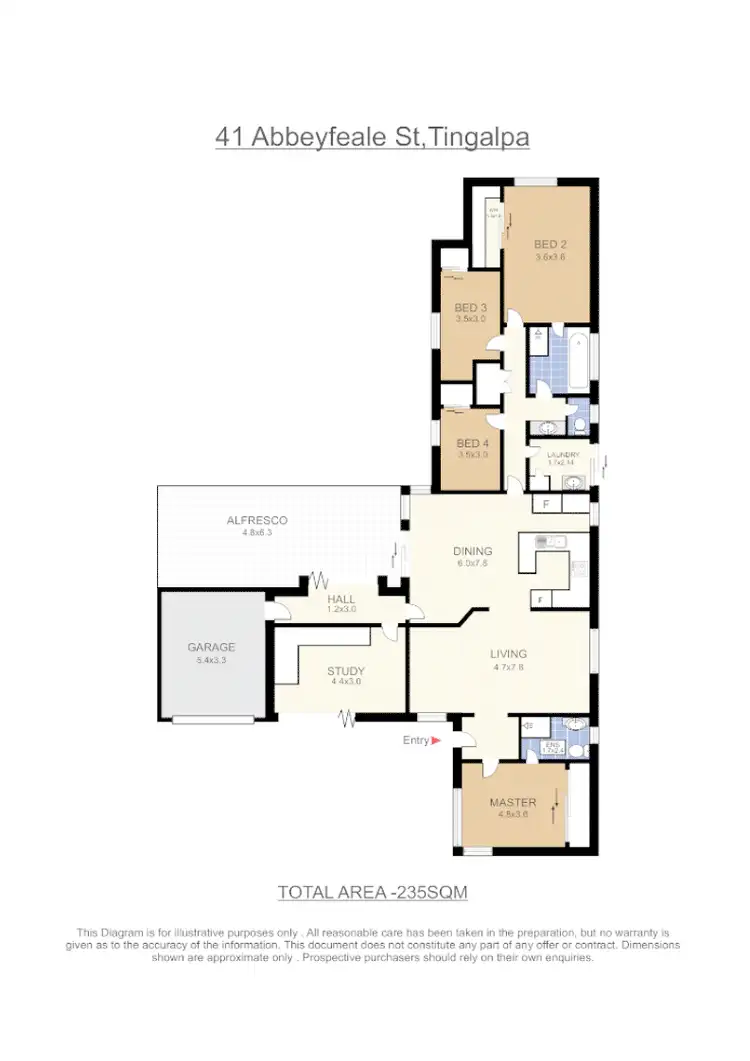 Floorplan of Homely house listing, 41 Abbeyfeale St, Tingalpa QLD 4173