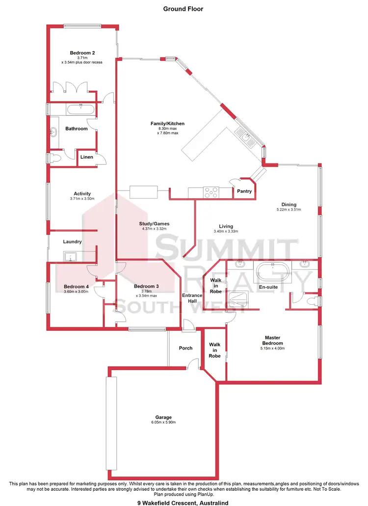 Floorplan of Homely house listing, 9 Wakefield Crescent, Australind WA 6233