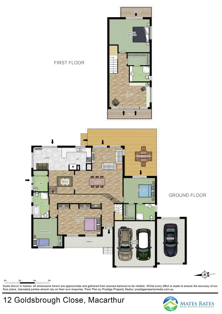 Floorplan of Homely house listing, 12 Goldsbrough Close, Macarthur ACT 2904