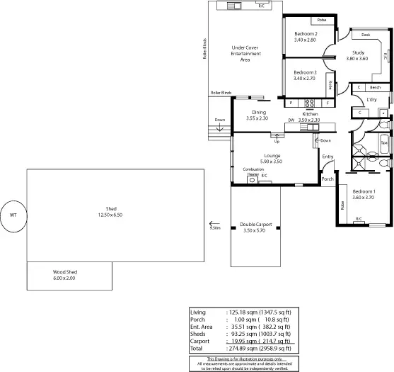 Floorplan of Homely house listing, 123 Torrens Hill Road, Paracombe SA 5132