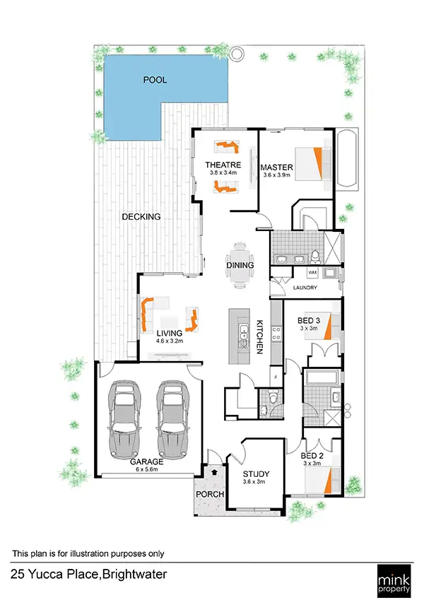 Floorplan of Homely house listing, 25 Yucca Court, Mountain Creek QLD 4557