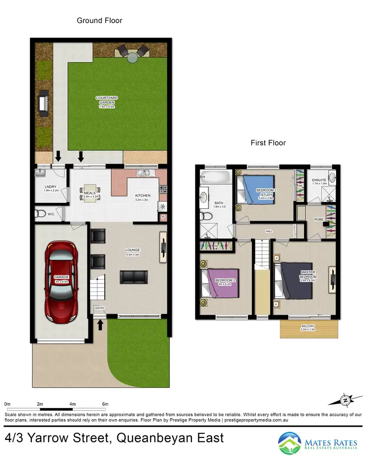 Floorplan of Homely unit listing, 4/3 Yarrow Street, Queanbeyan NSW 2620