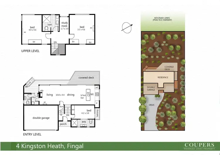 Floorplan of Homely house listing, 4 Kingston Heath, Fingal VIC 3939