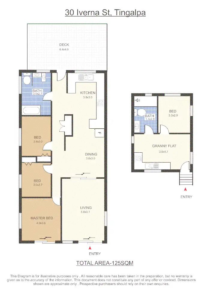 Floorplan of Homely house listing, 30 Iverna St, Tingalpa QLD 4173