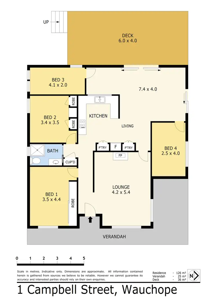 Floorplan of Homely house listing, 1 Campbell Street, Wauchope NSW 2446