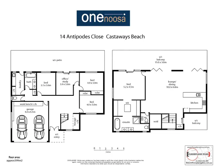 Floorplan of Homely house listing, 14 Antipodes Close, Castaways Beach QLD 4567