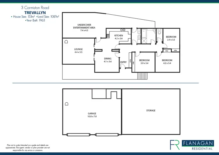 Floorplan of Homely house listing, 3 Cormiston Road, Riverside TAS 7250