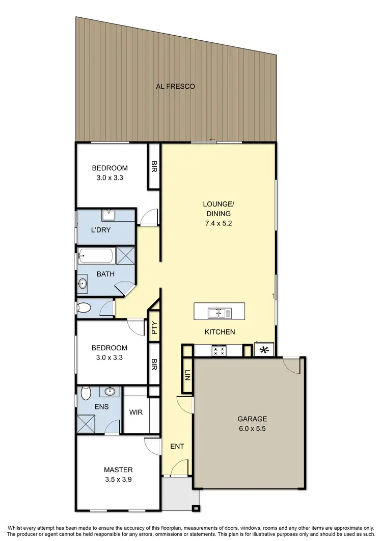Floorplan of Homely house listing, 12 Paradise Way, Skye VIC 3977
