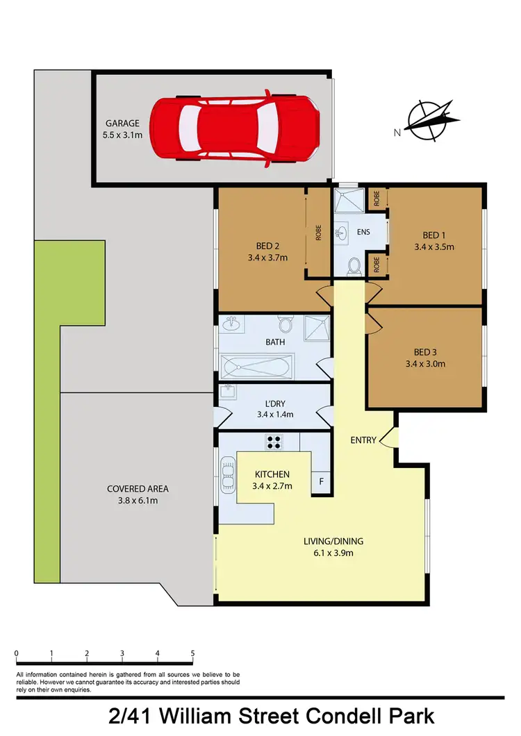 Floorplan of Homely villa listing, 2/41 William Street, Condell Park NSW 2200