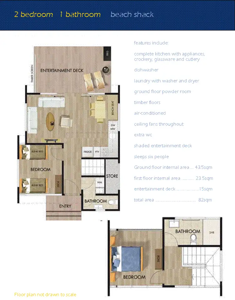 Floorplan of Homely unit listing, 16/7 Panorama Drive, Preston Beach WA 6215