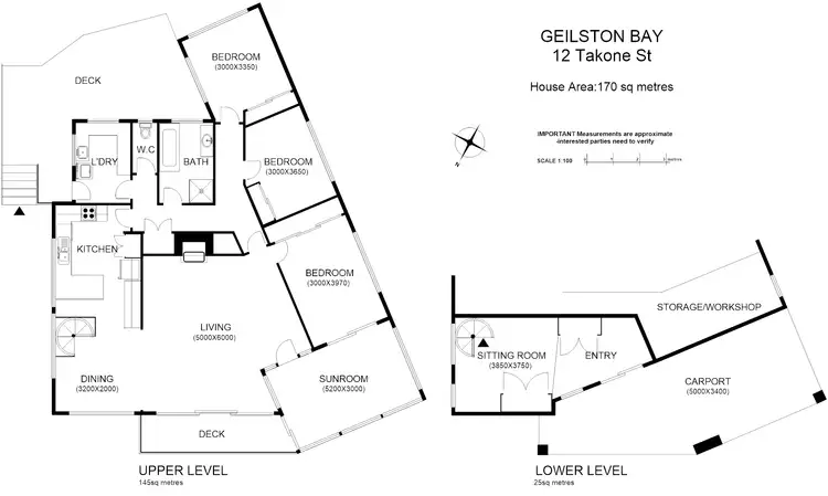 Floorplan of Homely house listing, 12 Takone St, Geilston Bay TAS 7015