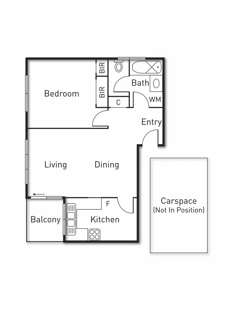 Floorplan of Homely apartment listing, 11/76 Mathoura Road, Toorak VIC 3142