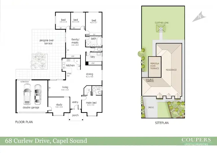 Floorplan of Homely house listing, 68 Curlew Dr, Capel Sound VIC 3940