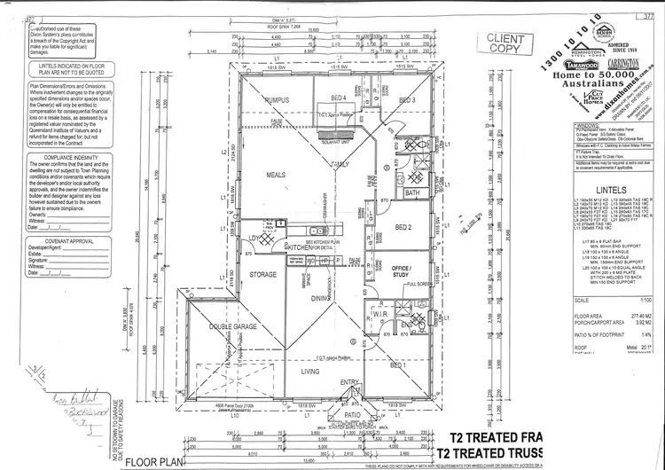Floorplan of Homely house listing, 8 Rhythm Rise, Redridge QLD 4660