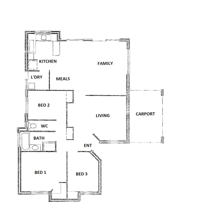 Floorplan of Homely house listing, 76 Kiap Road, South Yunderup WA 6208