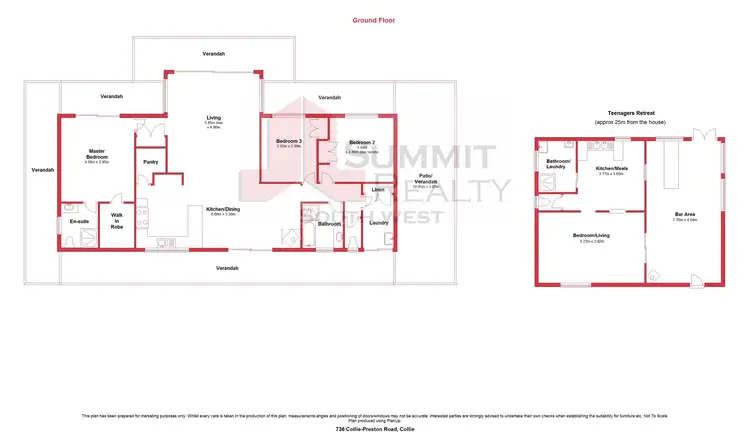 Floorplan of Homely house listing, 736 Collie-Preston Road, Collie WA 6225