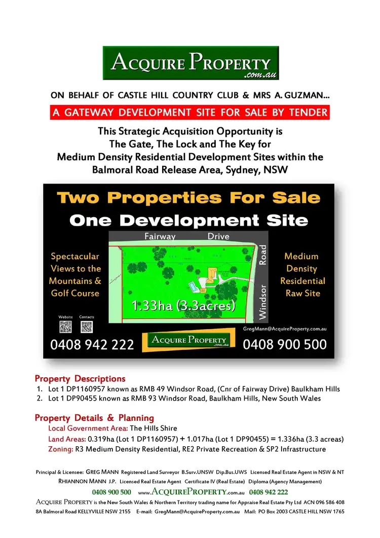 Floorplan of Homely land listing, 49-93 Windsor Road, Baulkham Hills NSW 2153