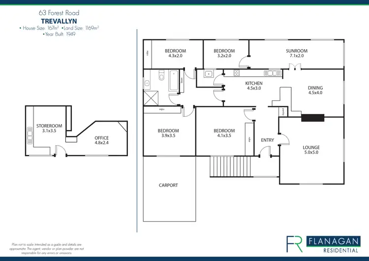Floorplan of Homely house listing, 63 Forest Road, Trevallyn TAS 7250