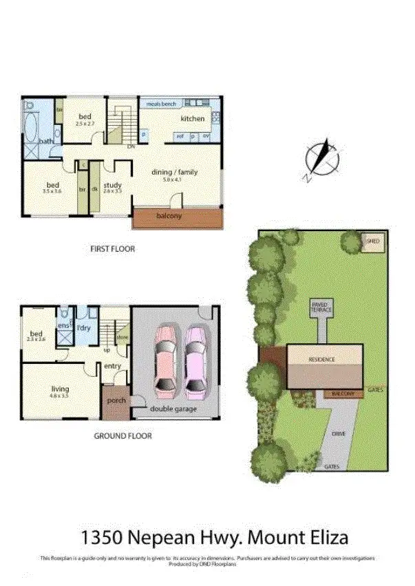 Floorplan of Homely house listing, 1350 Nepean Highway, Mount Eliza VIC 3930