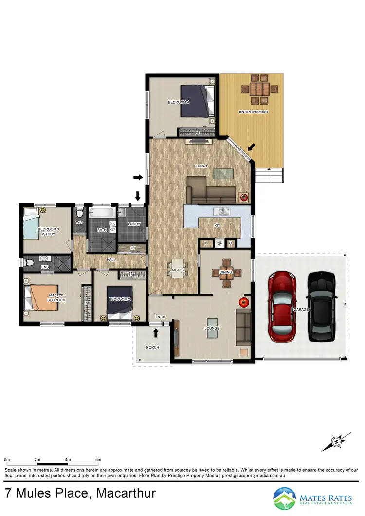 Floorplan of Homely house listing, 7 Mules Place, Macarthur ACT 2904